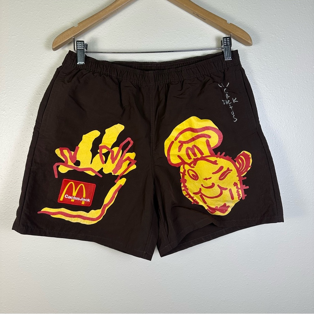 Cactus Jack by Travis Scott x‎ Mcdonalds Illustrated Men's M Graphic shorts